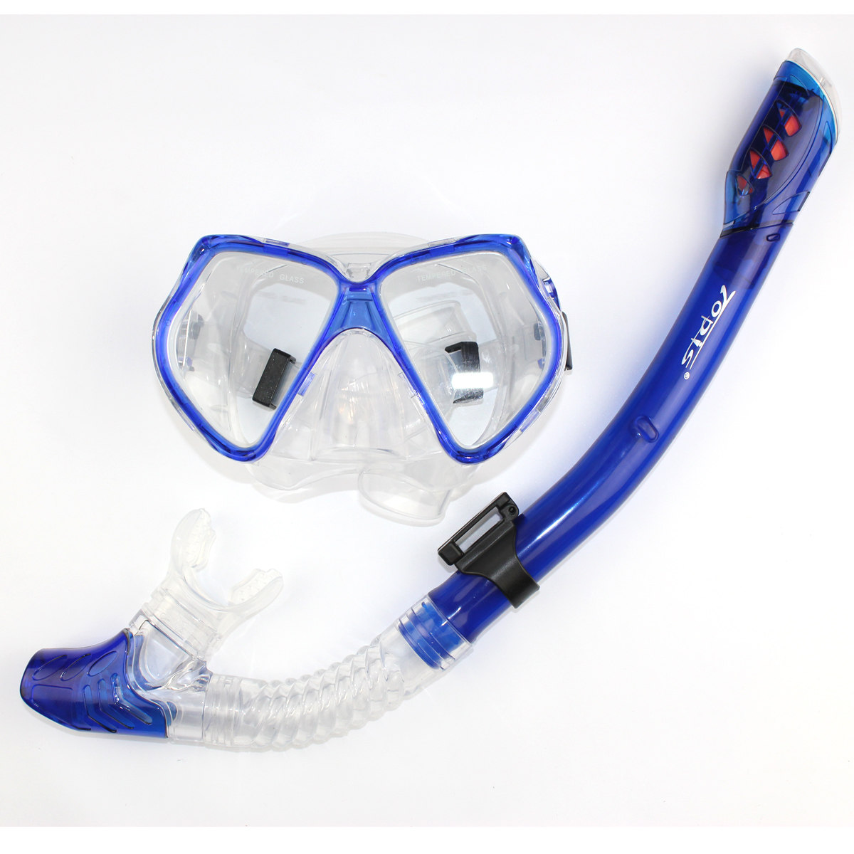 topis 198 All dry straw leang mirror Snorkeling Set Diabetes Equipment