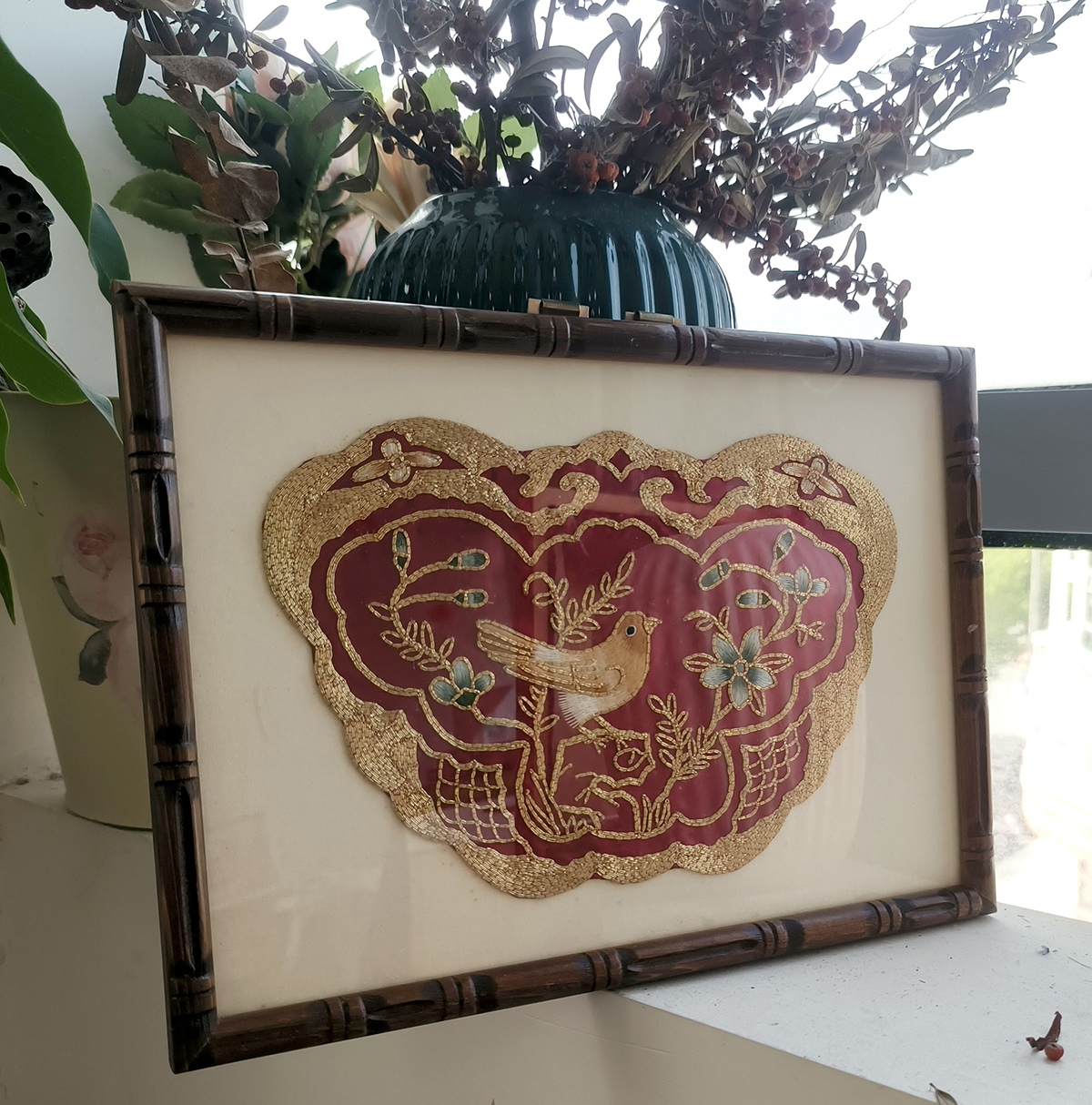 清時代刺绣花鳥絵 額 苏绣 骨董品 中國古美術 清時代刺绣花鳥絵 額 苏绣 骨董品 中國古美術 - メルカリ