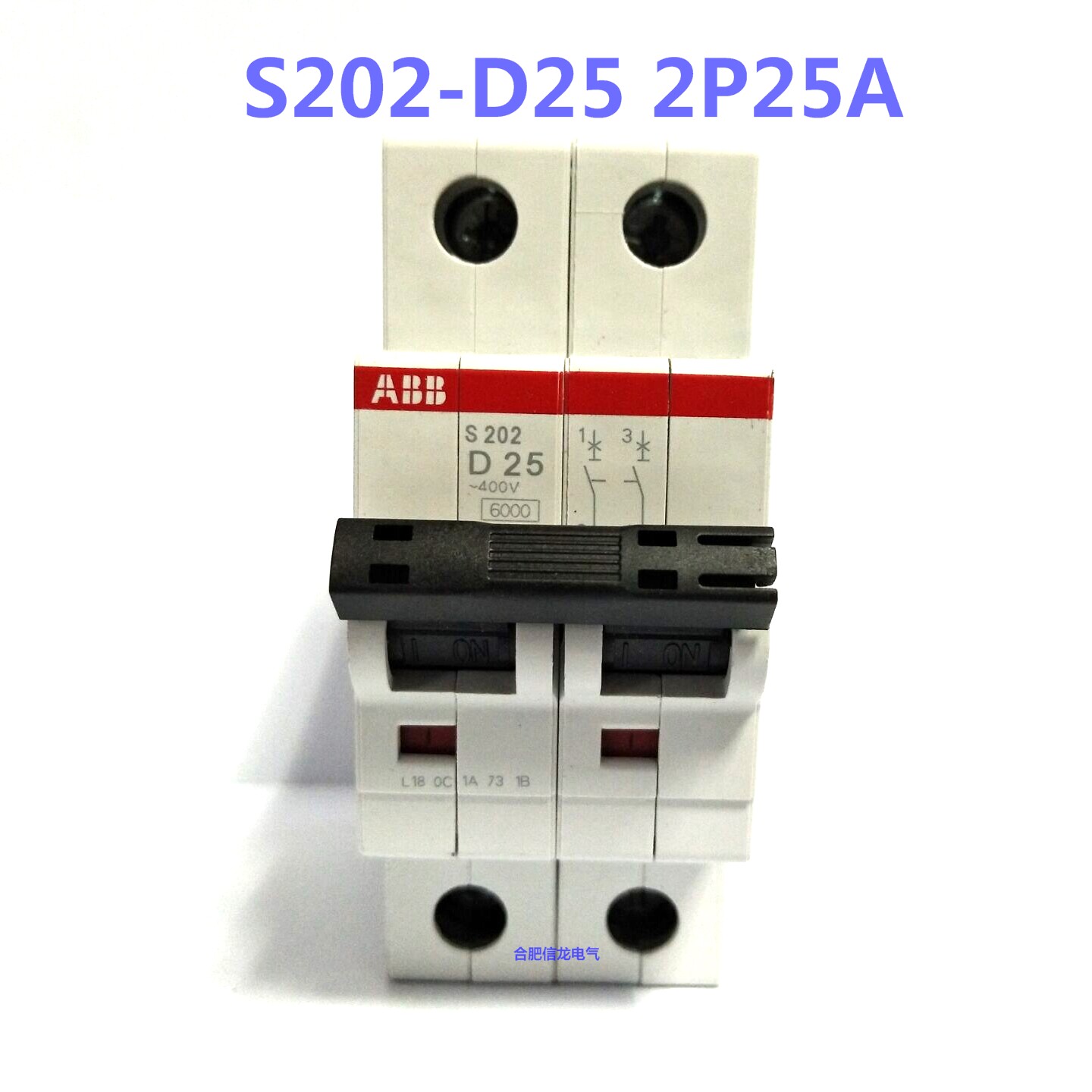 ABB circuit breaker air switch bipolar D type S202-D25 D32 original fake one penalty ten