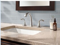 DELTA Deer da Deya imported under-table basin faucet 3 sets of brushed ZELLA series