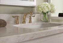 DELTA got to the Dadeja double handle three-hole face basin tap 3594LF-MPU