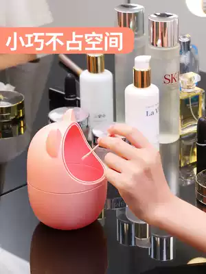 Mini desktop trash can home living room bedroom cute girl bedside personality creative with lid trash can Small