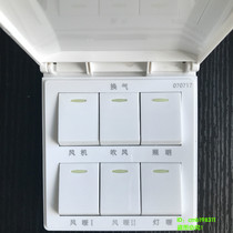 Famous Yuba Six-way Switch Famous Bath 16A Switch Famous Longsheng Light Wind Warm Switch