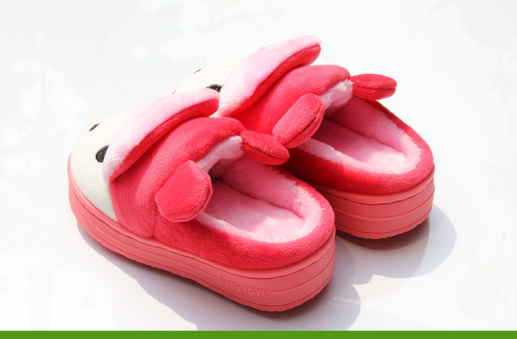 Pantoufles enfants en suède pour hiver - semelle caoutchouc - Ref 1015625 Image 73