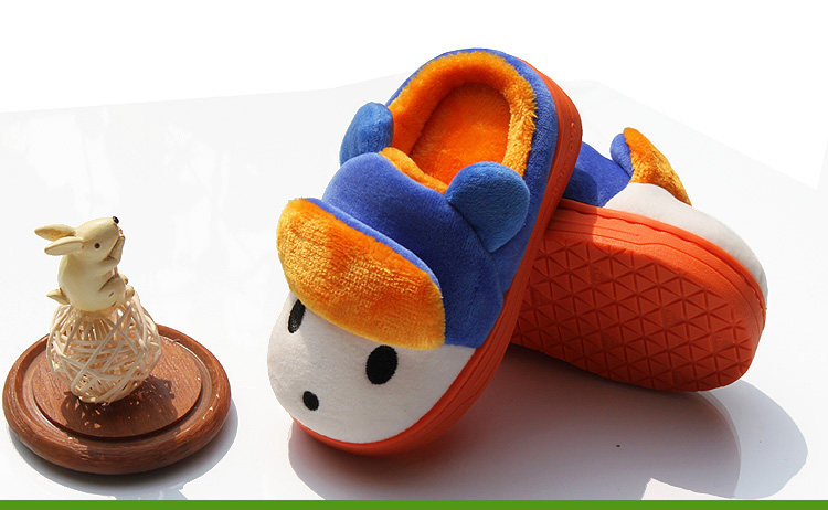 Pantoufles enfants en suède pour hiver - semelle caoutchouc - Ref 1015625 Image 69