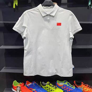 Anta National Wear Short-Sleeved T-Shirt Women's Summer Breathable Quick-Drying Business Casual Sports Polo Shirt National Team 462430105