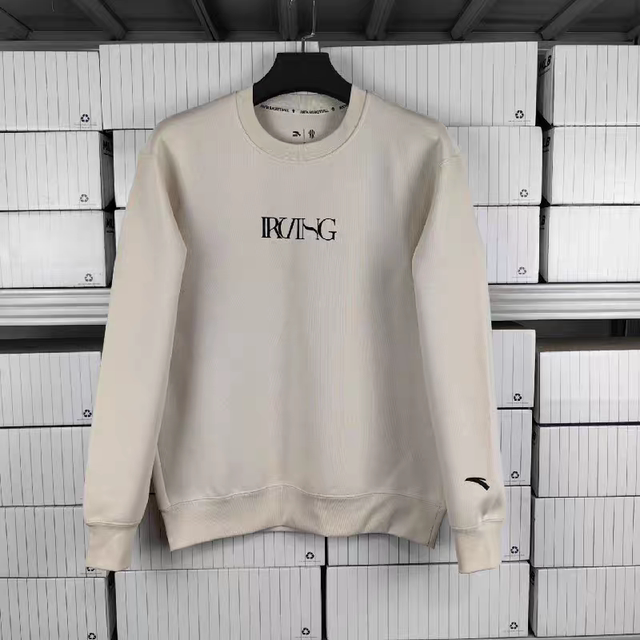 Anta Kyrie Irving Series | Sweatshirt for Men and Women, Crew Neck, Letter Print, Drop Shoulder Pullover 172531712