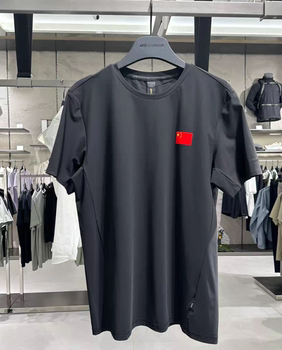 Anta Short-Sleeved Championship Flag Style Men's Summer Ice Skin 3Rd Generation Round Neck Quick-Drying Sports T-Shirt 152530104