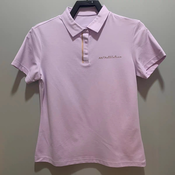 Anta Ice Silk Polo Shirt Women's 25 Summer New Comprehensive Training Sports Cool T-Shirt Knitted Lapel Top 162527119