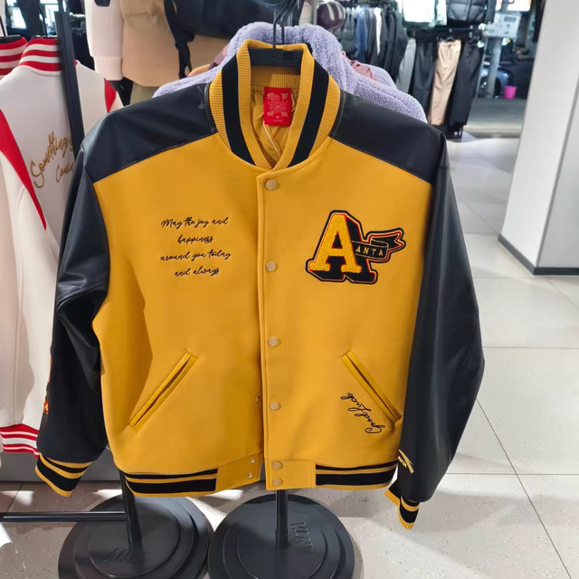 Anta Good Things Happen New Year's Edition Baseball Jacket for Men 2024 Winter New Trendy Casual Jacket 152518701S