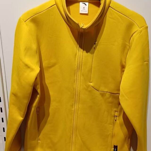 Anta Fleece Jacket Men's Autumn and Winter Outdoor Polartec Fleece Stand-Up Collar Work Clothing Sports Top 152447759U