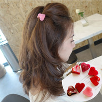 South Korea Dongdaemun hair accessories Net red hairclip female hair card banger clip side clip love heart-shaped small grab Chuck hairclip