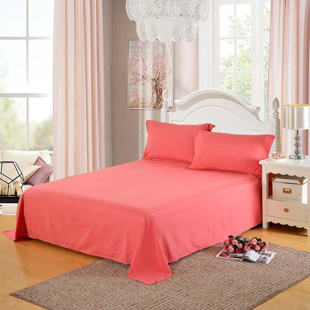 Khăn trải giường đơn drap giường 1mx2m