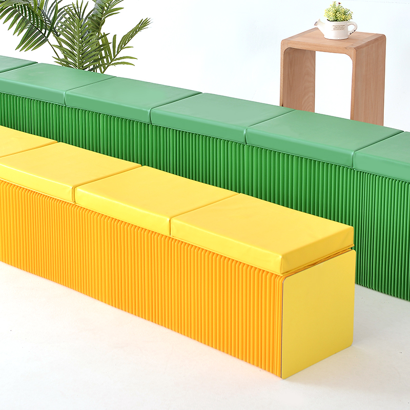Zhilinglong new color telescopic stool creative furniture bench organ kraft paper folding stool space-saving customization