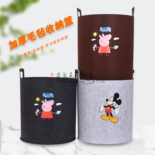Игрушка, большая корзина для хранения, корзина для белья для спальни, мультяшная система хранения