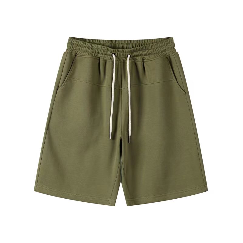 Summer Cotton Pique Air Layer Space Cotton Shorts, Loose, Simple, Breathable, Sporty, Casual, Versatile, Elastic Waistband, Knee-Length Shorts Summer Cotton Pique Air Layer Space Cotton Shorts, Loose, Simple, Breathable, Sporty, Casual, Versatile, Elastic Waistband, Knee-Length Shorts