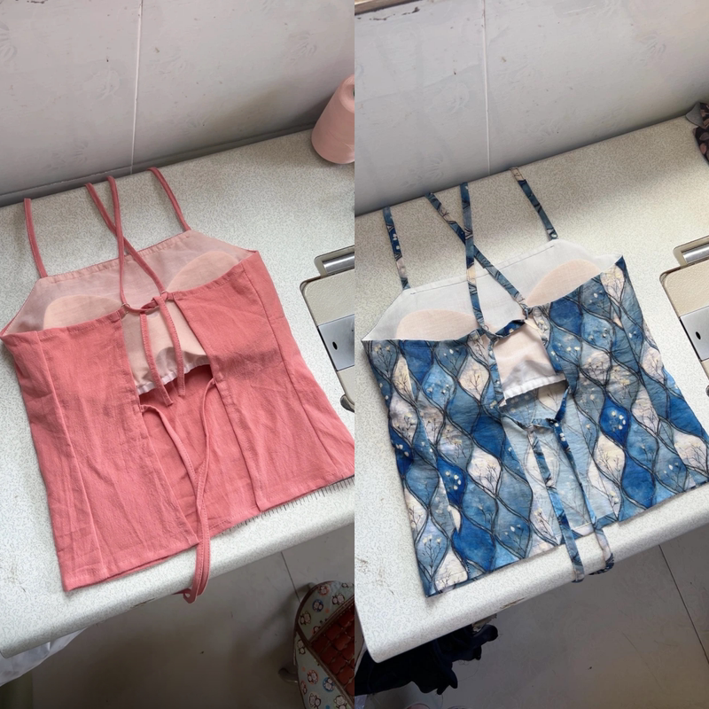 Xiciji·Cangzhi Hanmei·Xiaomanyao Songmiao·Improved Imitation of Huang Sheng Style Camisole with Chest Pad, Suitable for Daily Hanfu Wear Xiciji·Cangzhi Hanmei·Xiaomanyao Songmiao·Improved Imitation of Huang Sheng Style Camisole with Chest Pad, Suitable for Daily Hanfu Wear