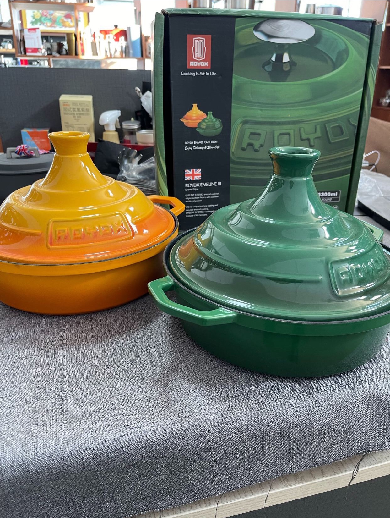 ライダーシュタット鍋 エナメル鋳鉄鍋 土鍋 ライスシチュー鍋 家庭用シチュー用 セラミックキャセロール 電磁調理器 ユニバーサル