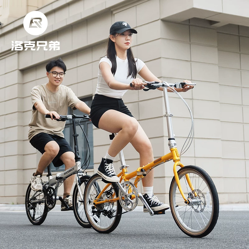 Брат? Folded handheld bike with brake system for adults disc brake for men and women for students