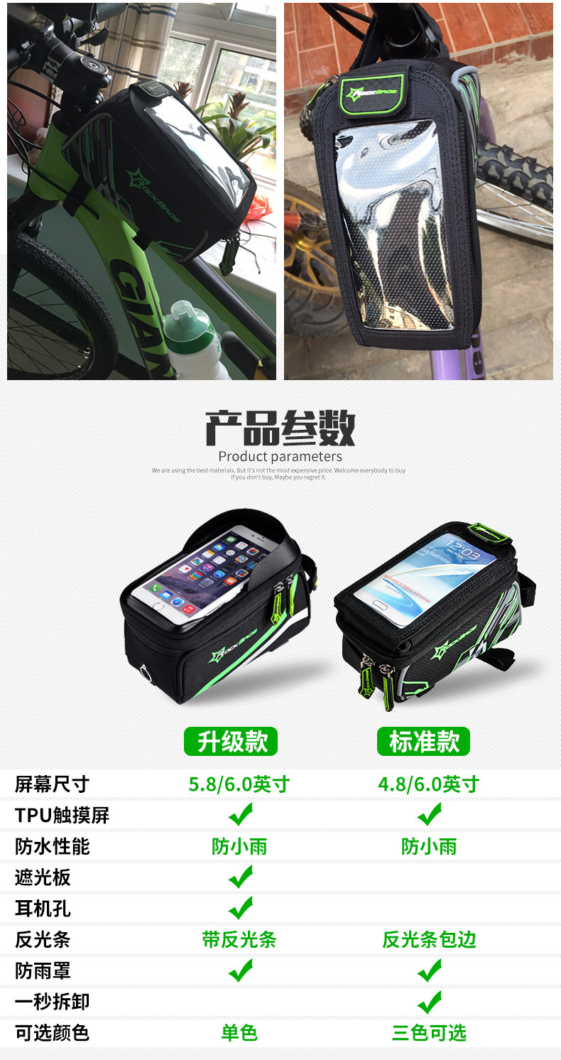 Sacoche pour vélo mixte ROCKBROS - Ref 2211654 Image 10