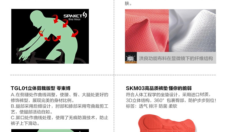 Tenue de cyclisme homme SPAKCT - Ref 2213799 Image 13