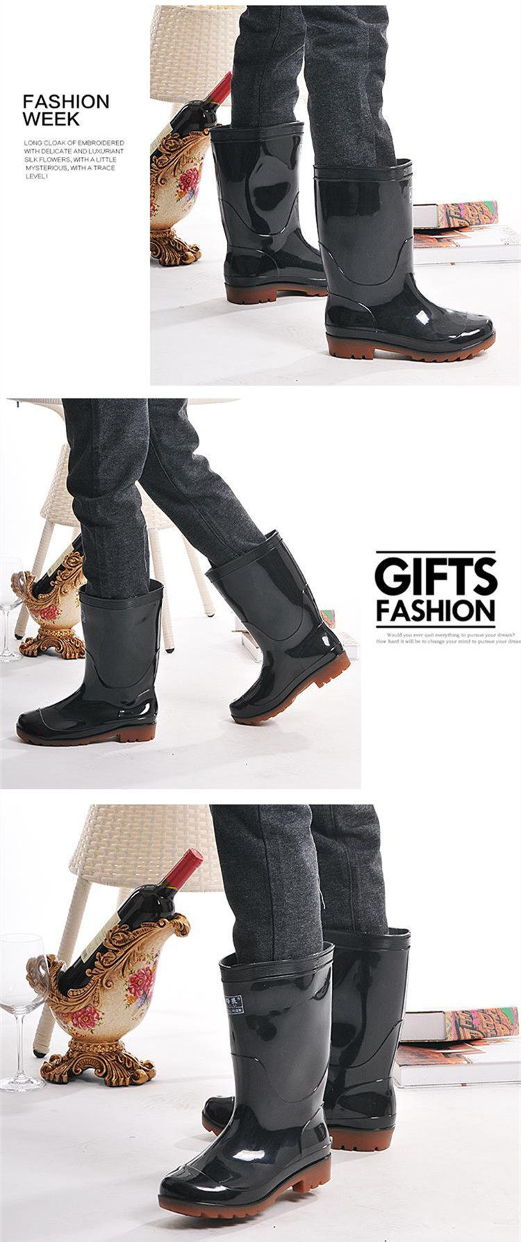 Chaussures - bottes caoutchouc homme pour printemps - semelle tendon - Ref 964655 Image 20