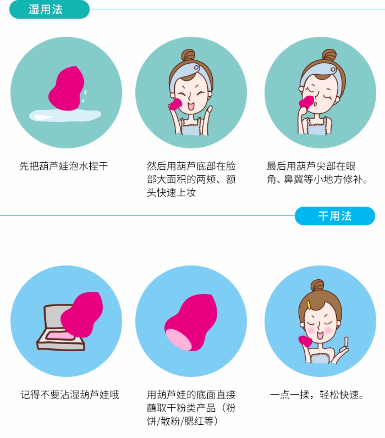 Đa chức năng ướt và khô BB nhỏ bầu nhỏ loại bọt biển bọt biển công cụ trang điểm bông - Các công cụ làm đẹp khác đồ bấm mi