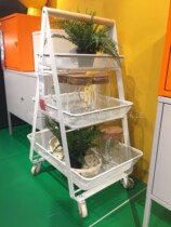 IKEA domestic ritato Trolley Kitchen Bathroom Storage Rack vegetable storage metal rack