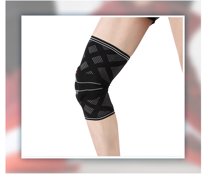 Li Ning meniscus chấn thương đầu gối thể thao bóng rổ nam và nữ chạy ngoài trời tập luyện cầu lông squat dụng cụ thể dục - Dụng cụ thể thao rờ te