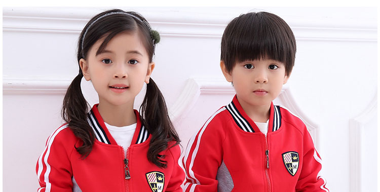 Dịch vụ làm vườn mẫu giáo mùa xuân và mùa thu học sinh đồng phục học sinh cotton Anh ba mảnh quần áo thể thao phù hợp với trẻ em váy trẻ em