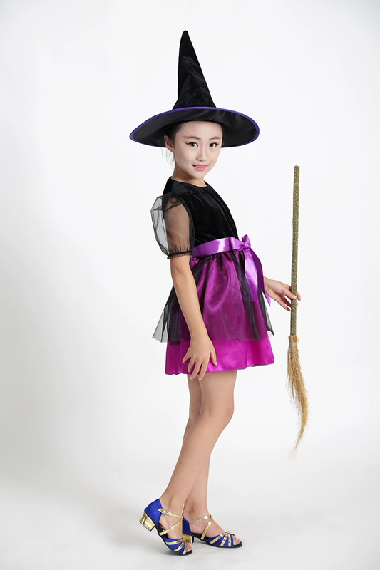 Halloween quần áo trẻ em phù thủy ma cà rồng dơi cosplay bí ngô váy tuyết trắng váy trang phục shop quần áo trẻ em