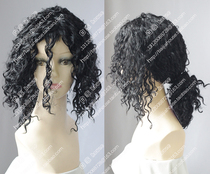 cos wig Mike Jackson MJ Michael Jackson Black curly hair with pigtails Black pop star