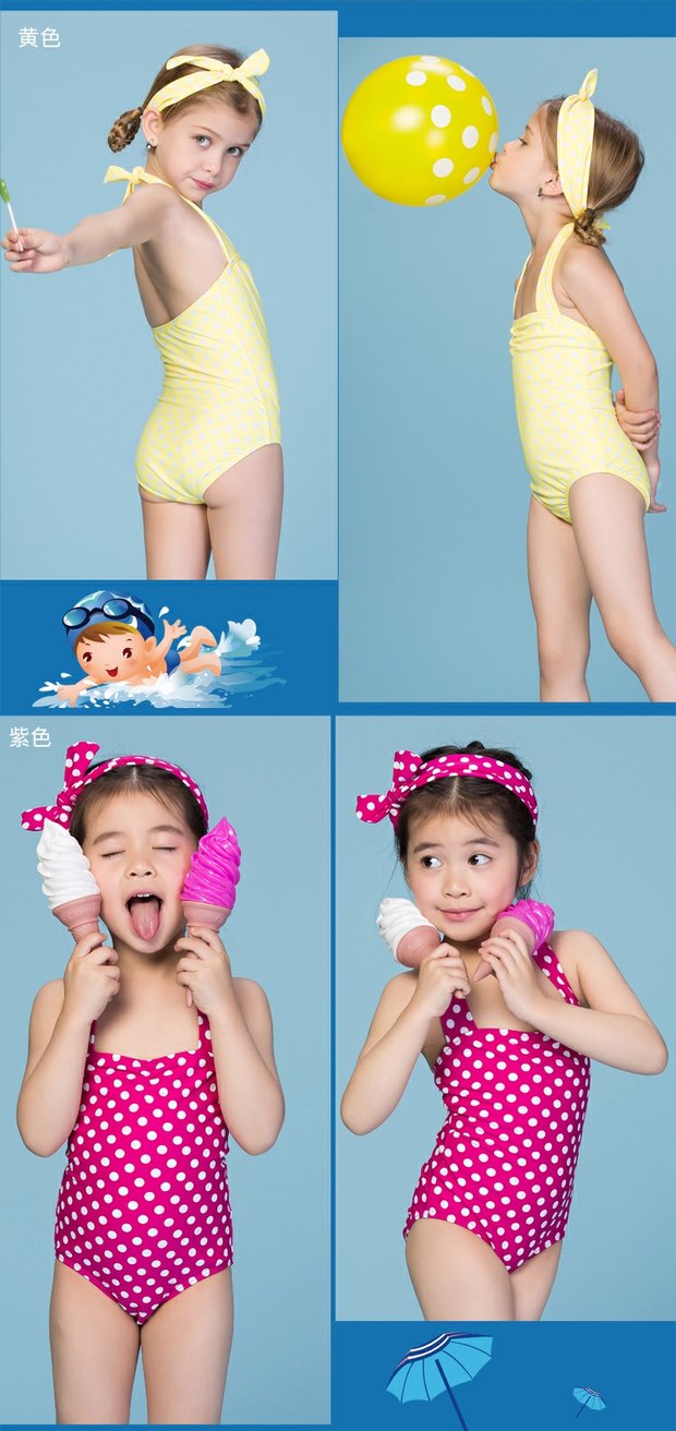 Đồ bơi trẻ em một mảnh cho bé gái 3-13 tuổi Cô gái áo tắm sóng điểm nắng spa kỳ nghỉ phù hợp với phụ huynh đồ bơi nàng tiên cá