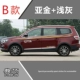 Dongfeng phổ biến SX6 sửa đổi đặc biệt trang trí ngoại thất xe dán eo dòng cơ thể sticker cửa xe kéo hoa dải màu - Truy cập ô tô bên ngoài
