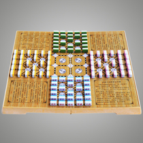 Two-in-one high-end military flag chessboard puzzle Land Battle Chess 2 people Army chess primary school children four countries military chess Chess