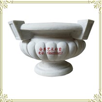 Share sandstone sculpture sandstone fountain relief indoor and outdoor decorative brick three-dimensional four-eared flower pot