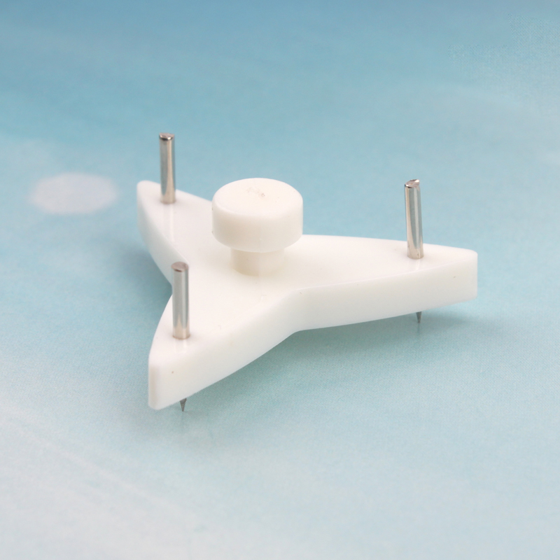 No-scratched nail neck hook wall-mounted wall stud tripods star-shaped white ABS seamless nail clock electronic form hanging-Taobao