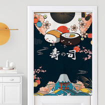 Japanese style and style fabric curtain curtain partition curtain partition curtain feng shui half curtain porch bedroom bathroom curtain customization