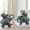 Home decorations Living room ornaments Elephant pair of entrances Lucky town house wine cabinet TV cabinet Office decoration