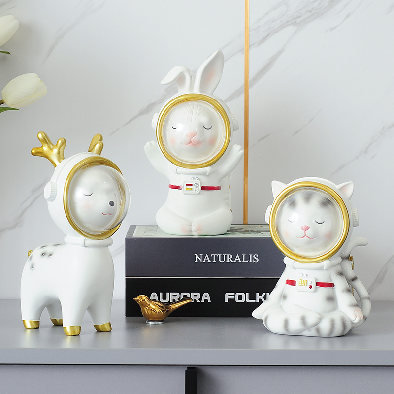 Nordic Creative Home Personality Furnishing Living Room TV Cabinet Bookcase Decorations Hem Modern Cute Desktop Desk