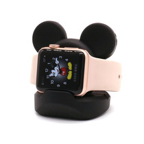 Apply Apple Watch 7 Charging bracket iWatch8se56 Universal desktop Creative Cartoon Silicone Base Portable