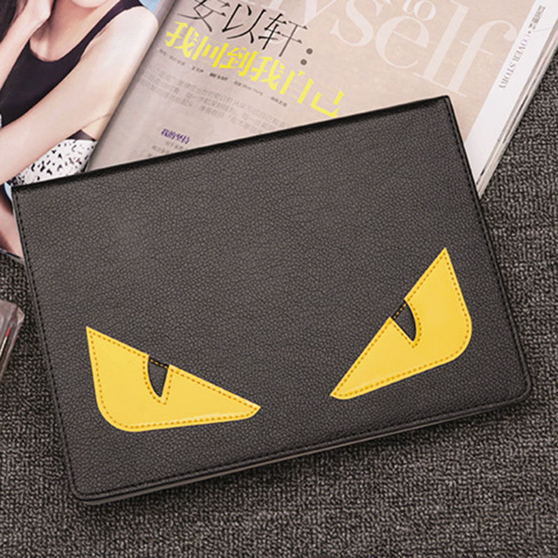 Suitable for Apple ipad6air2 mini4 flat protective leather case small monster 5 new demon mini 3 shell
