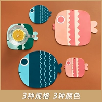 Креативный изоляционный коврик для тарелок с рыбой и овощами, противоожоговый коврик, подставка для столовых приборов, бытовой настольный коврик, маслостойкий и водонепроницаемый коврик для тарелок, коврик для чаши, подставка для воды