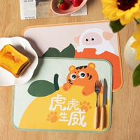 Высококачественная посуда, квадратный милый водонепроницаемый настольный коврик, защита от ожогов