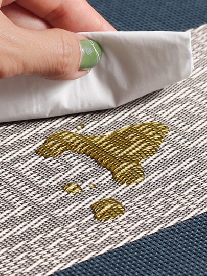 Placemat New Chinese-style Western food mat Dinner plate mat Chinese style placemat Special waterproof, oil-proof and anti-scalding table mat for Chinese food