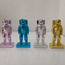 Electroplating Astronaut Astronaut Nordic Home GRP Resin Pendulum Pieces Living Room Office Desktop Adornment