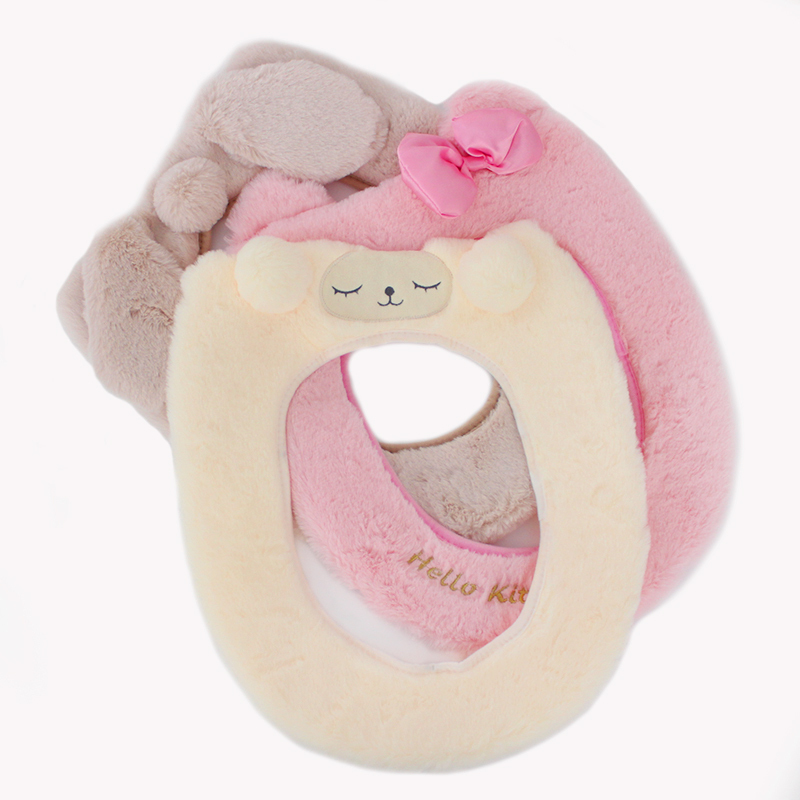 Cartoon Toilet Cushion Seat Ring Cushion Cute Warm Warm Coral Suede Universal Home Winter Toilet Bowl Mat