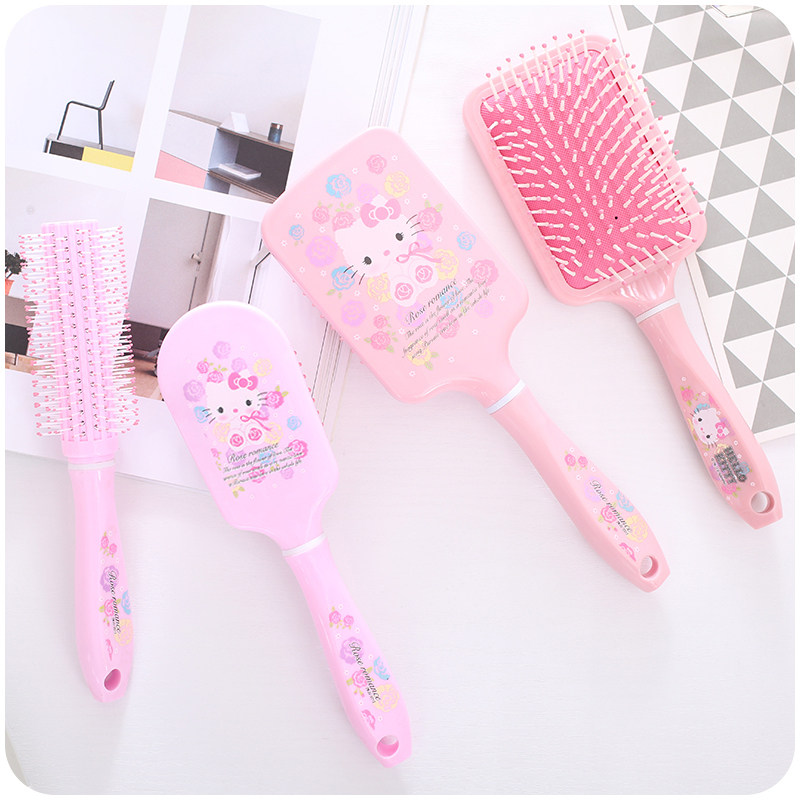 Anti-static cute cartoon comb massage air cushion comb roll comb Air bag comb Massage comb Head meridian comb Hair comb