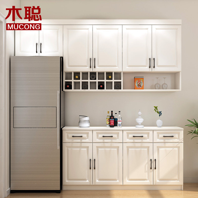 Simple Modern Dining Cabinet Kitchen Wall Cabinet Storage Cabinet European Dining Room Side Cabinet Nordic Wine Cabinet Living Room Tea Cabinet