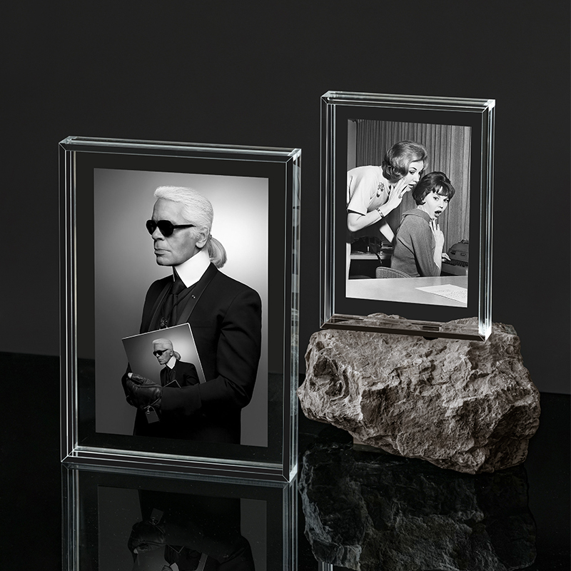 Acrylic Double-Sided Transparent Photo Frame Poster Photo Printing and Mounting Light Luxury High-End Wall Hanging Display Frame